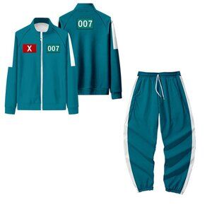 NWT- Squid Games Jumpsuit (Top & Bottoms)